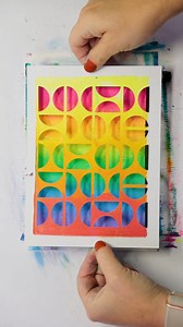 14K views · 77 reactions | Use a gel plate and a stencil to create awesome art! #artist #printmaking #diy Get my full supply sheet for easy gel printmaking: www.josielewis.com/gel | Josie Lewis Art | Facebook