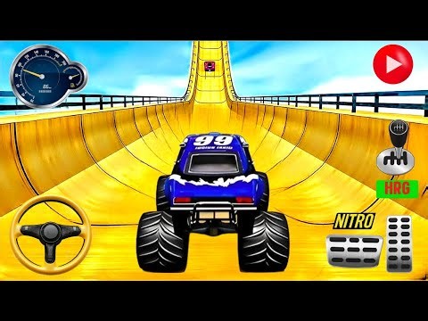 Monster Truck Crazy Jumps: Can We Land This Flip? (Android) Mobile Gameplay