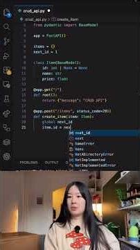 the easiest way to make a CRUD API #coding #softwaredeveloper #computerscience #programming