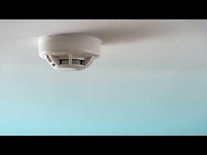 smoke alarm in the house sounds