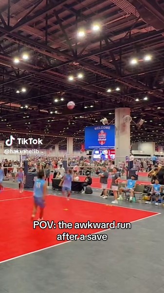POV: Awkward Run After a Volleyball Save