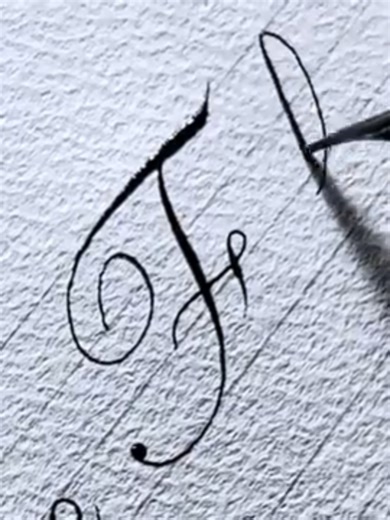 Copperplate calligraphy for beginners / copperplate learning / copperplate letters #handwriting #fyp #cursivewriting
