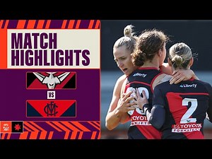 Essendon v Melbourne Highlights | Week Five, 2024 | AFLW
