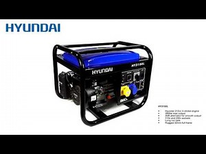 Hyundai HY3100L Petrol Generator 360 Video