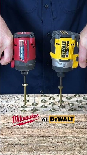 Milwaukee M18 Fuel VS DeWalt 20V Max Impact Driver #Tools