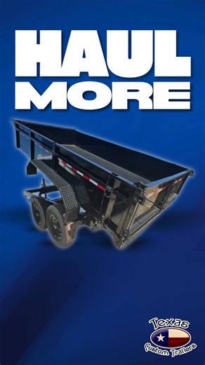 At Texas Custom Trailers, we carry a full lineup of trailers built to meet your business needs no matter the job, industry, or workload. Our lot is stocked with cargo, dump, equipment, utility, livestock, refrigeration, and specialty trailers with each one backed by the same commitment to quality craftsmanship and Texas toughness that’s earned us the trust of hardworking people across the country. 💪 Your trailer needs, our expertise. https://heyor.ca/YjWZOX | Texas Custom Trailers