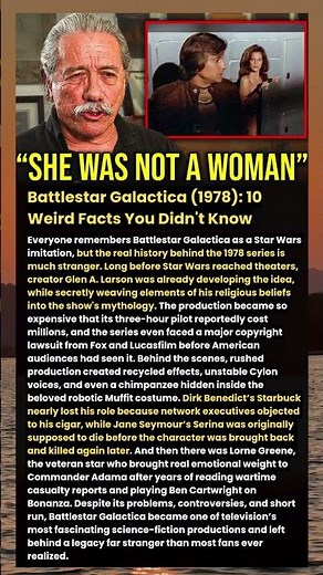 Battlestar Galactica (1978) 10 Weird Facts You Didn't Know