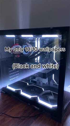 10/10 Black and White Gaming Wallpapers Collection