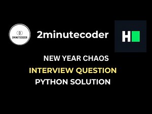 HackerRank - New Year Chaos - Python Solution