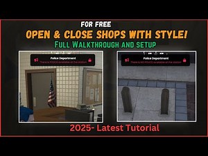 Best FiveM Script to Open & Close Shops with UI Alerts – Forge Business Script Explained