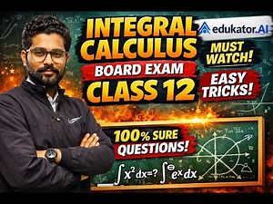 CLASS 12 - MATHS || INTEGRAL CALCULUS || ONE SHOT VIDEO || IMPORTANT QUESTIONS || CBSE BOARD EXAMS