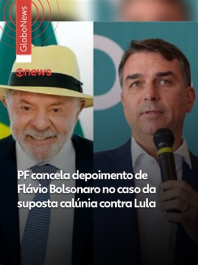 Postagem em rede social - A Polícia Federal (PF) cancelou o depoimento que o senador Flávio Bolsonaro (PL-RJ), pré-candidato à Presidência da República, prestaria nesta terça-feira (28) no inquérito que investiga uma suposta calúnia contra o presidente Luiz Inácio Lula da Silva (PT). Segundo interlocutores da Polícia Federal, a defesa apresentou esclarecimentos por escrito no processo e o material será analisado pela corporação para avaliar se as informações prestadas são suficientes no âmbito d