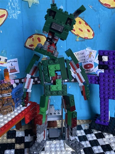 Lego Springtrap: FNAF 3 Build Instructions