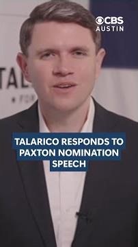 James Talarico responds to Paxton's nomination speech