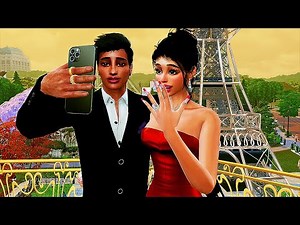 Engagement Couple Selfies, Couple Travel Tiktok Trend I Sims 4 Animation Packs 💞❤