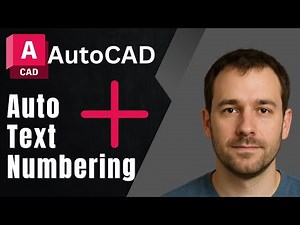 AutoCAD: Automatic Text Numbering with TCOUNT Command (2025 Tutorial)