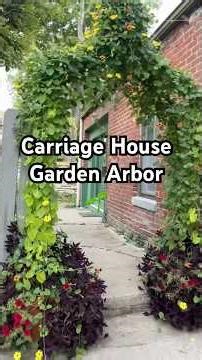 Carriage House Garden Arbor Transformation 🌱🪴