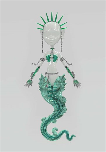 #monsterhigh #mermaid #customdoll #3dprinting