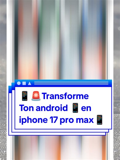 Voici commemt transforme ton telephone Android en iphone 17 pro max #astuce #telephone #android #iphone #samsung