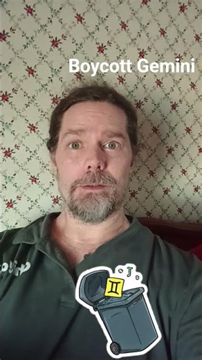 #boycottgemini Does YouTube use Gemini did I make a sticker with it ?! #monopoly