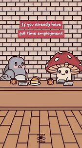 135K views · 2.7K reactions | The Second Job Interview  Mushie & Birdie | Original Audio: megactsfunny #interview #office #work #animation #mushroom #bird #understudio | Under Studio | Facebook