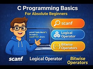 Programming in C – Full Course in English | Input and Operators with Examples