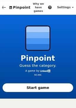 LinkedIn Pinpoint Answer Today #886 #pinpoint