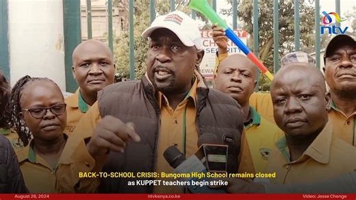 8.1K views · 291 reactions | Bungoma High School remains closed as KUPPET teachers begin strike | NTV Kenya | Facebook