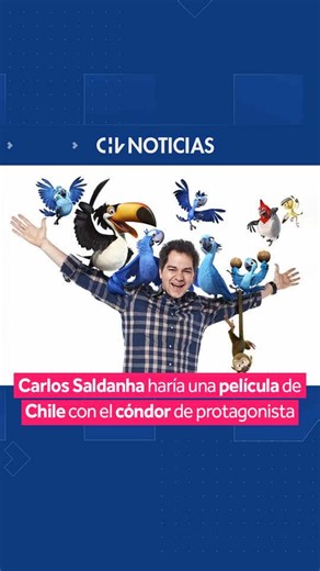 ¿EL CÓNDOR SERÍA EL PROTAGONISTA DE UNA PELÍCULA SOBRE CHILE? 😮 El director de películas como La era de Hielo, Río y Olé, @carloshsaldanha, conversó con CHV Noticias Digital en el marco de la promoción de su nueva película Harold y su crayón mágico, protagonizada por Zachary Levi (Shazam!) y Zooey Deschanel (500 días con ella)🖍️ Saldanha aseguró que es un fan de los pájaros y confesó que haría una película sobre Chile con un cóndor como protagonista🎞️ Harold y su crayón mágico ya está disponi
