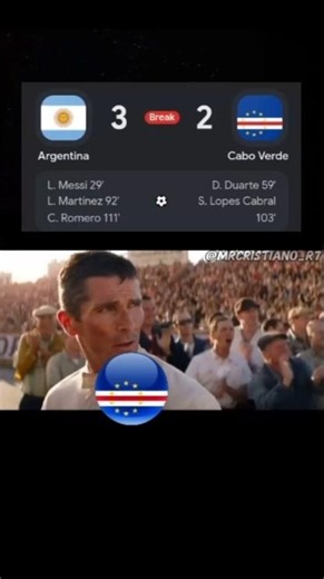 Argentina 3 - 2 Cabo Verde | Vozinha 💔 #FIFAWorldCup2026