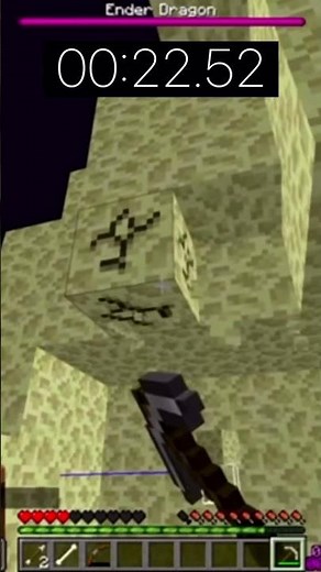 MINECRAFT FASTEST SPEEDRUN EVER - WORLD RECORD #minecraft #shorts #speedrun