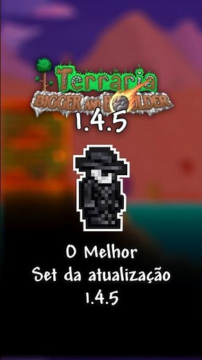 O MELHOR set ADICIONADO no Terraria 1.4.5 #terraria #tmodloader #shorts