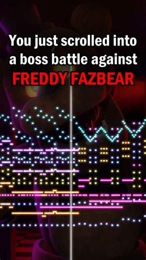 Would you win a boss fight against Freddy Fazbear? #shorts