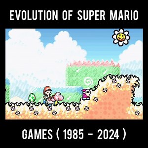 6.9K views · 116 reactions | Evolution of Super Mario Bros. Games Since 1985 - 2024 | The Game Debugger | Facebook