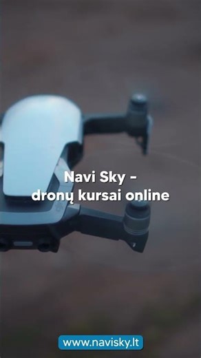 Tapk drono pilotu lengvai ir greitai | Navi Sky (9:16 – Shorts versija)