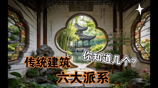 【AI科普】传统古建筑六大派系