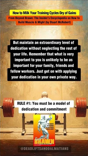 Beyond Brawn - 13 Rules, Rule #1