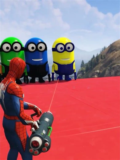 Epic Spider-Man Ragdoll Fails in GTA 5! 😆 #FunnyMoments #SpiderMan #GTA5