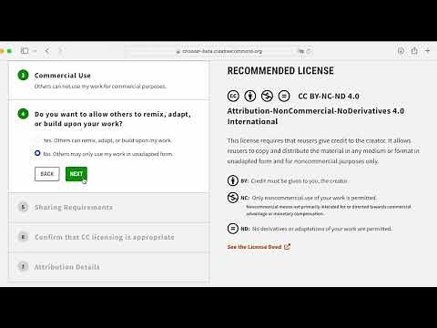 Creación de una licencia Creative Commons Tutorial