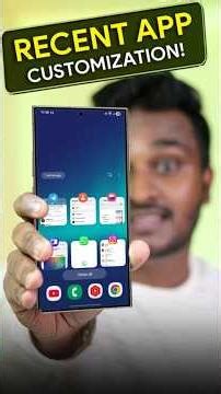 Samsung Recent Apps🔥Customization!