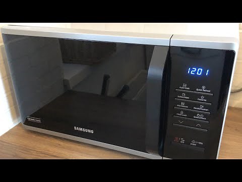 Samsung MS23K3513 microwave oven ceramic inside