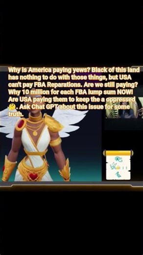 Ask chat gpt why is USA paying Jews reparation #fypシ #shorts #foryou #reparation