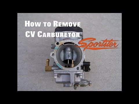 How to remove CV carburetor