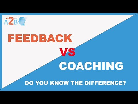 Feedback and Coaching differences | What is feedback and coaching |