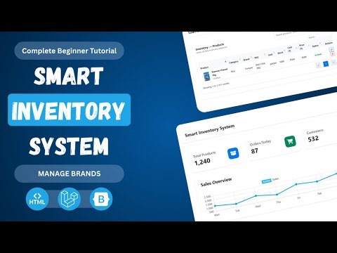 Laravel Smart Inventory System Part 3 | Manage Brands (Laravel 10/11 Tutorial)