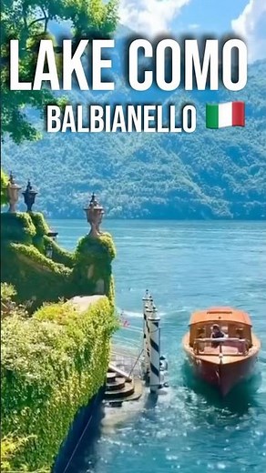 Lake Como 🇮🇹 Star Wars Villa del Balbianello #shorts