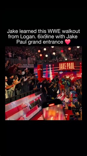 HARI PRASAD on Instagram: "Jake learned this WWE walkout from Logan, moving like the arena owes him money, confidence on max before a single punch is thrown, crowd noise feeling optional, aura doing most of the talking, every step screaming “this isn’t boxing, this is an event,” and honestly you can’t even lie… the entrance already won half the fight The video shows Jake Paul making his grand walkout ahead of his bout with Anthony Joshua, clearly inspired by the over-the-top theatrics popularize
