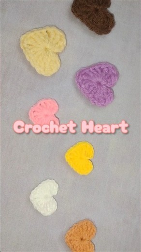 how to crochet heart absolute beginners tutorial| how to crochet heart | crochet heart tutorial| #yt