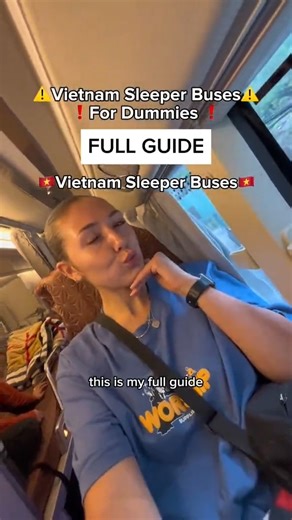 My FULL GUIDE to Vietnam sleeper buses! 🇻🇳 Save this for your trip! 🫶🏻 Source: anayadaisy.travels #vietnam #sleeperbus #travel #travelguide #trending #viral | Vietnam Teaching Jobs