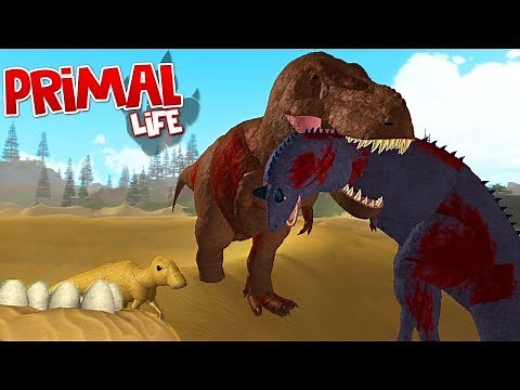 Primal Life Roblox - Minha Família Foi Atacada, Vida De Dinossauro! | (#19) (PT-BR)